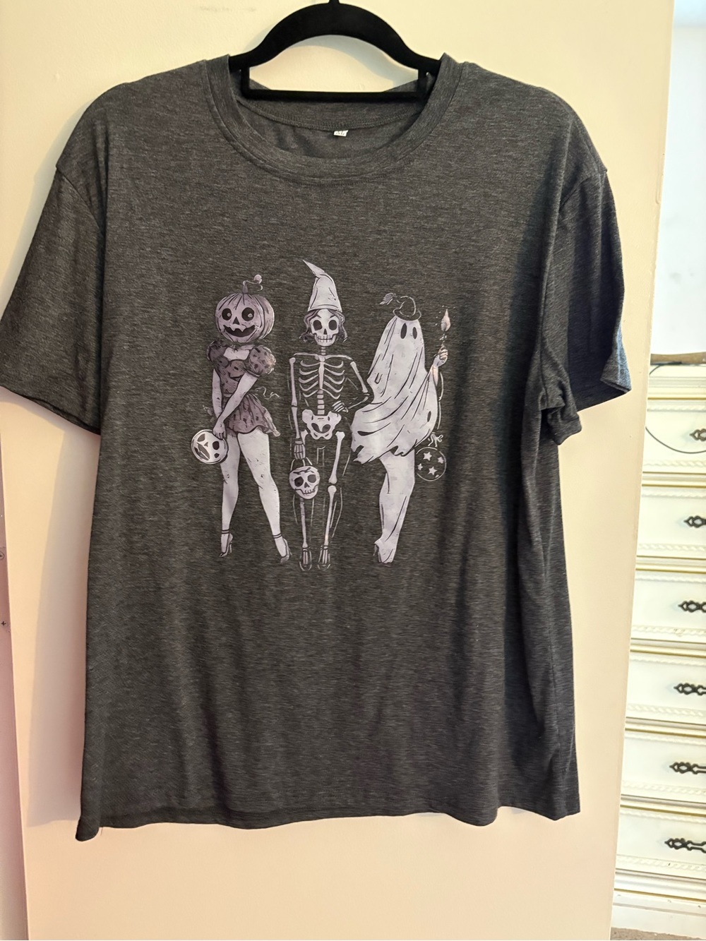 Charcoal Halloween Trio Graphic Tee